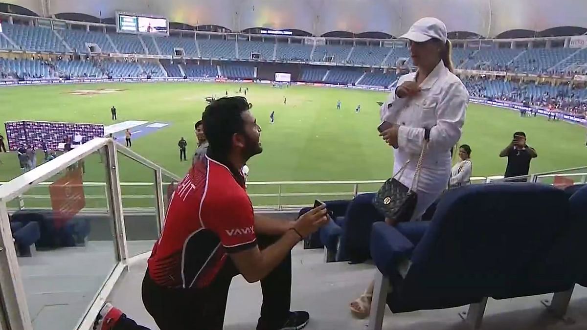 Asia Cup 2022: Cricketer Kinchit Shah proposes partner after India vs Hong Kong clash