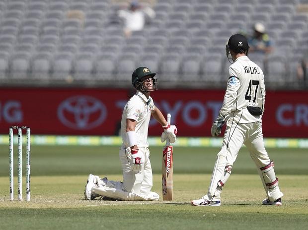 AUS vs NZ Perth Test: Latham drops Steve Smith just before tea on Day 1