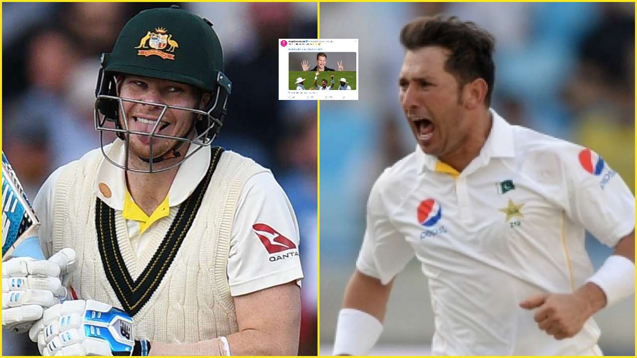 AUS vs PAK: Pakistan's Yasir Shah trolled by Rajasthan Royals after Steve Smith's 7000 Test runs achievement