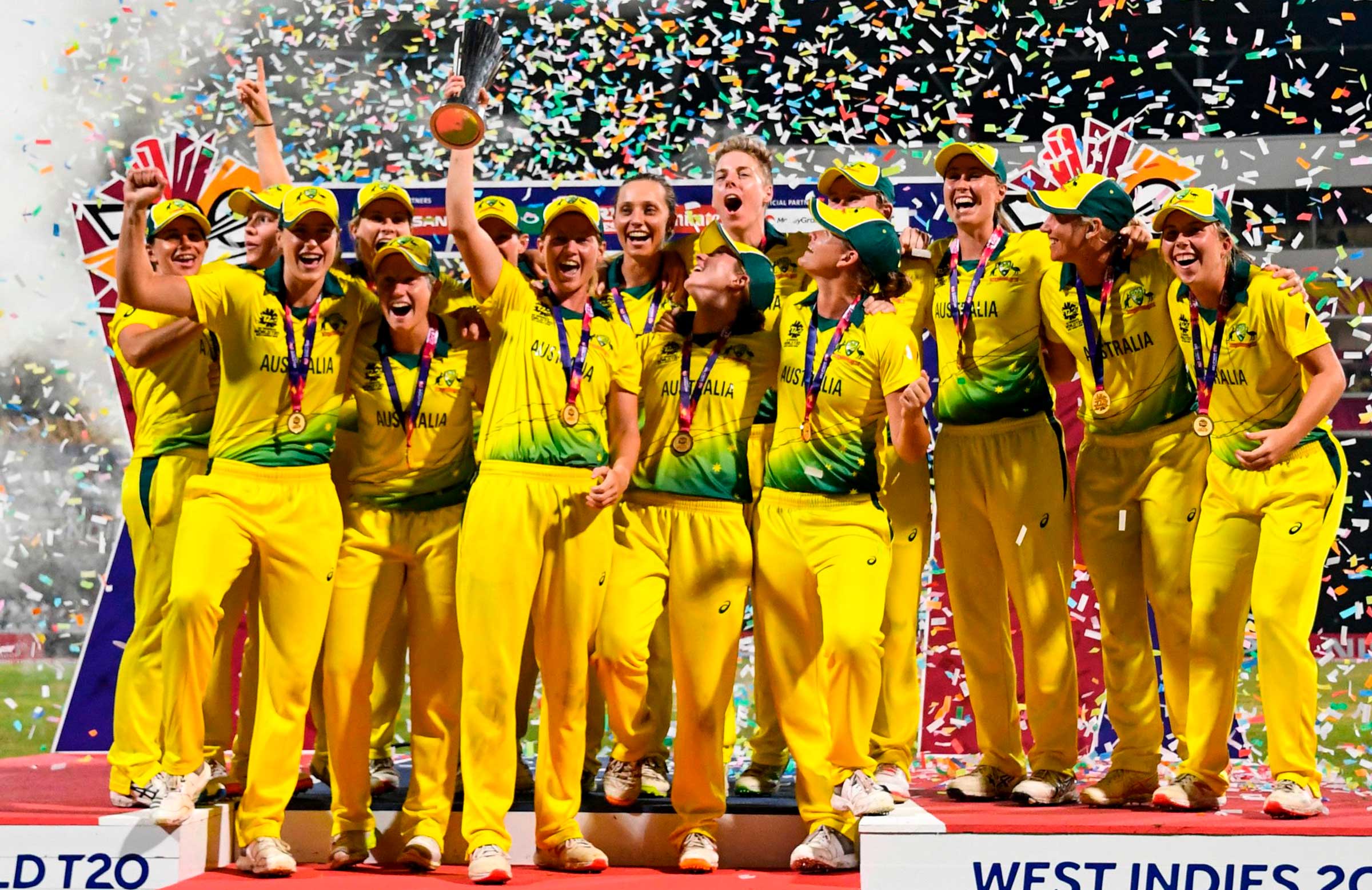 Australia win fourth World T20 trophy
