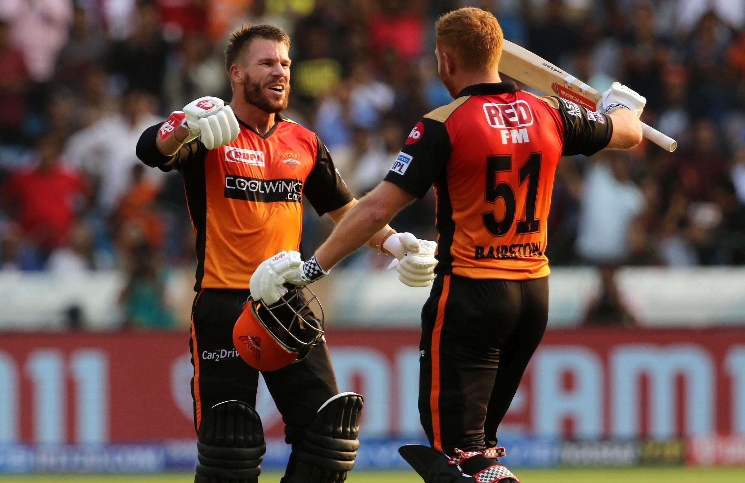 Bairstow hails Warner after blitz
