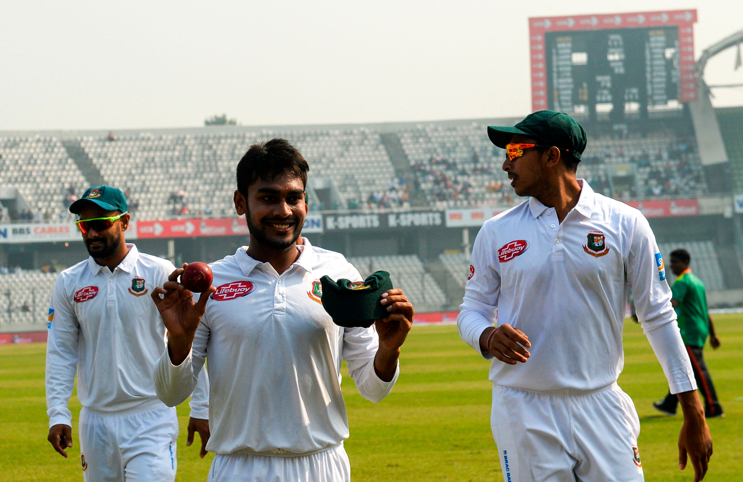 Bangladesh cruise to record Test triumph