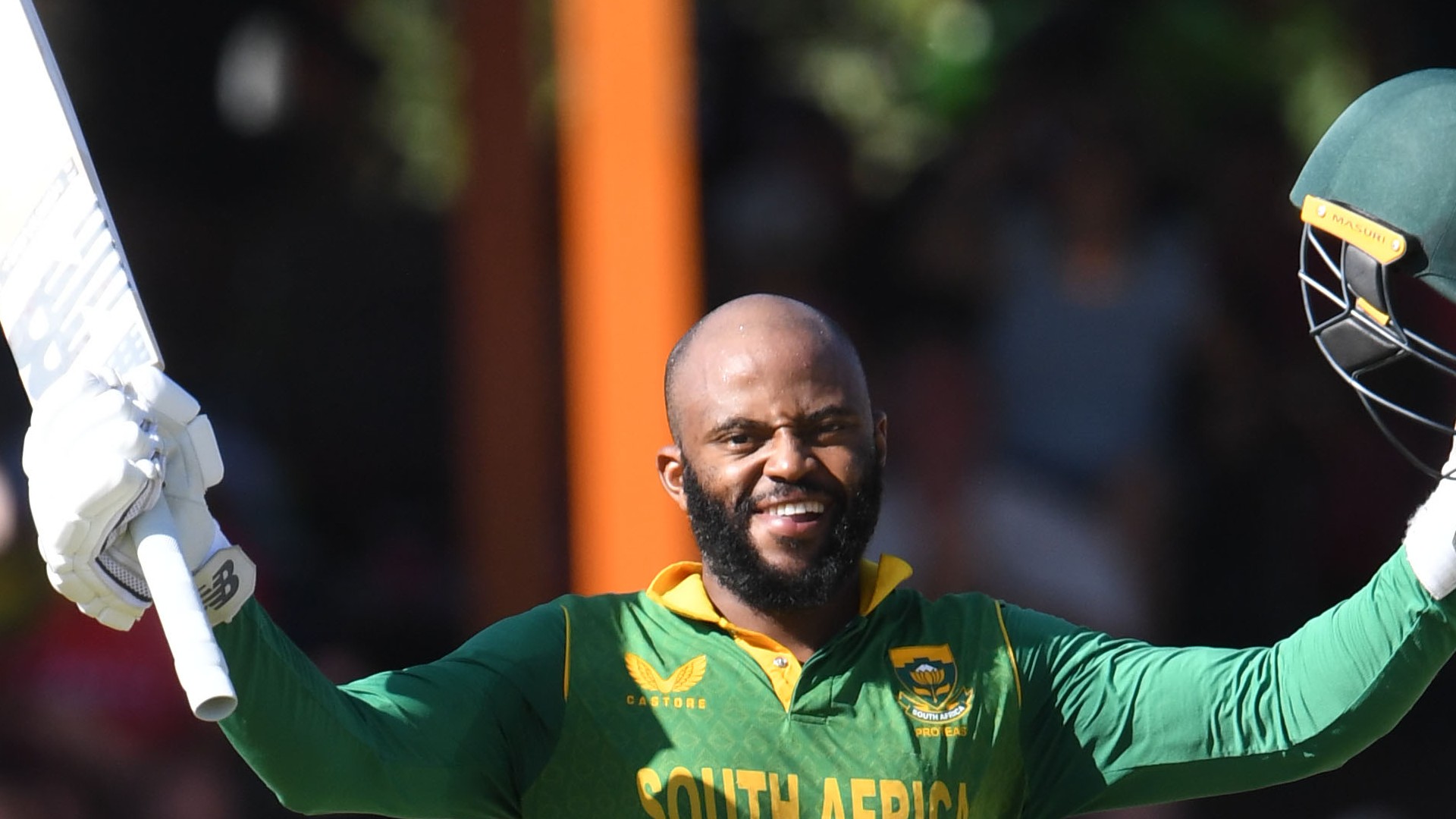 Bavuma century sets up record run chase to seal series victory for Proteas