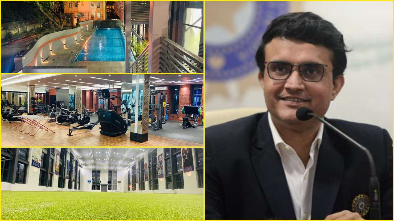 BCCI president Sourav Ganguly shares pictures of CAB's new indoor cricket facility
