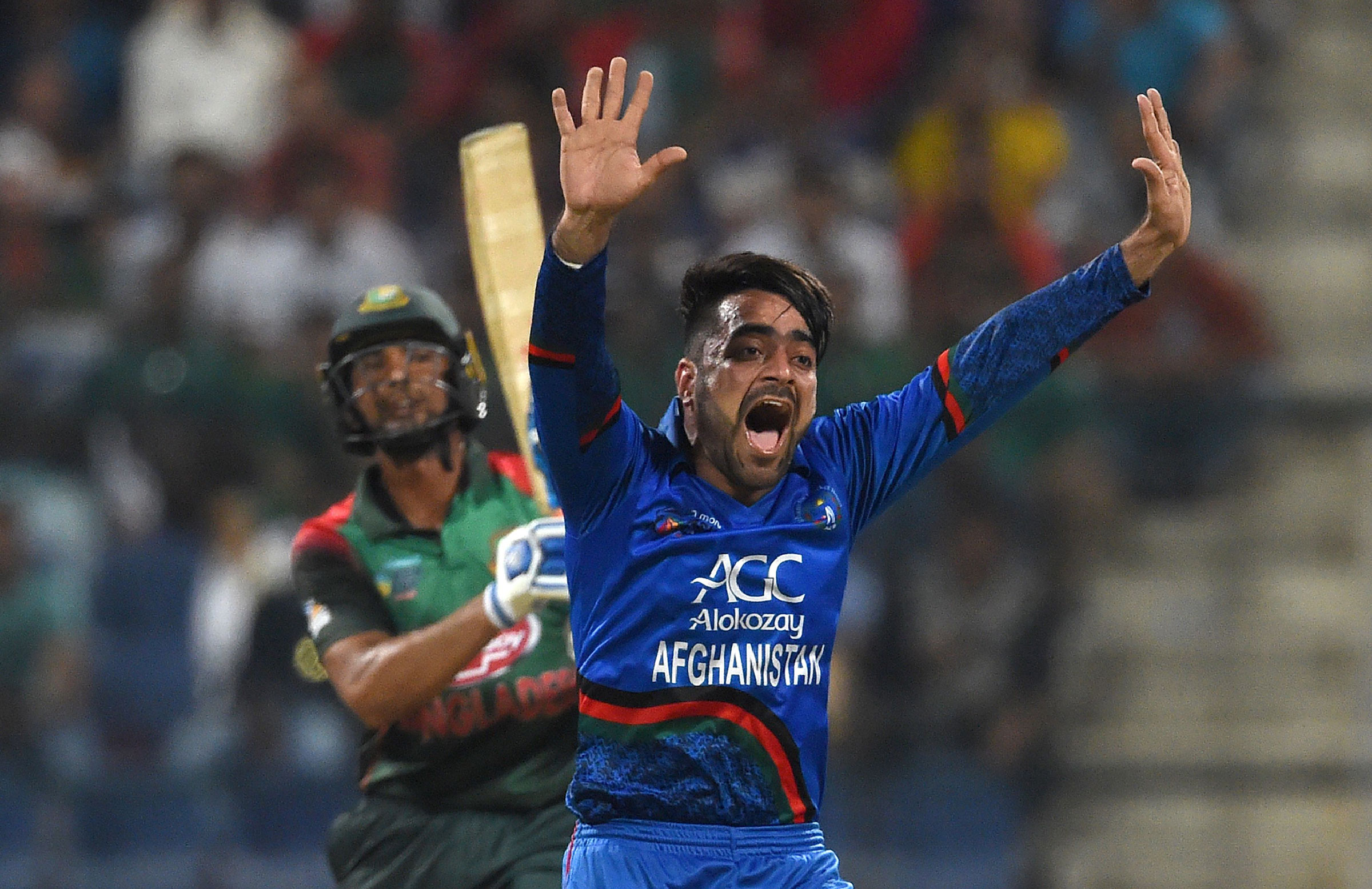 Birthday boy Rashid stars in upset victory