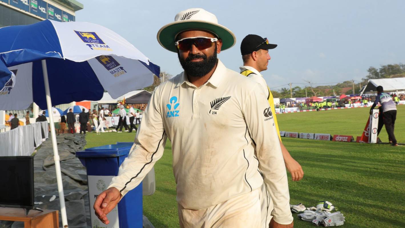 Black Caps v Sri Lanka: Patience pays off for Ajaz Patel with another test five-for