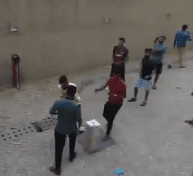 Cricket in the time of coronavirus: Watch quarantined individuals play cricket in Navi Mumbai's Kharghar compound