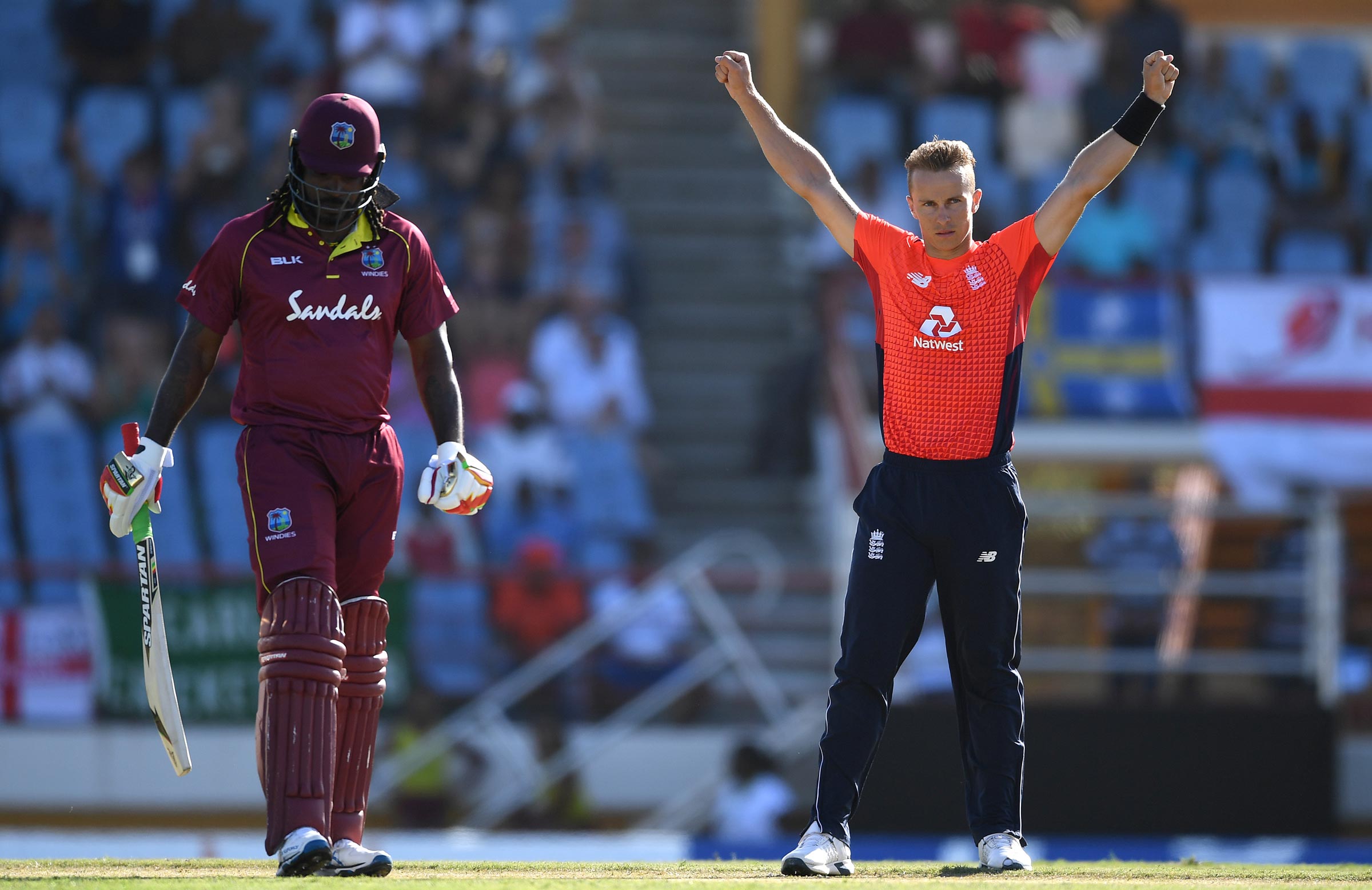Depleted England topple West Indies