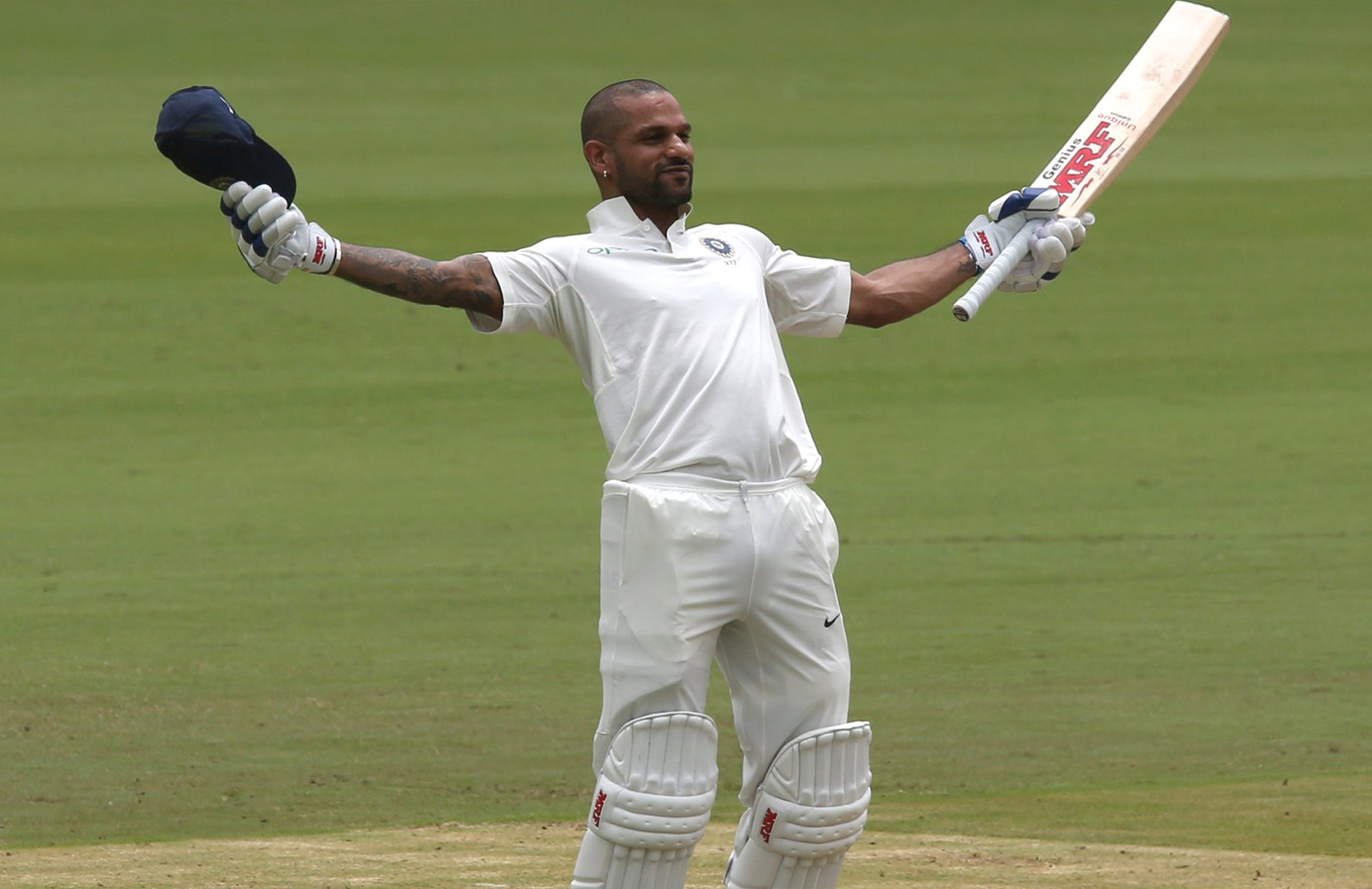 Dhawan welcomes Afghans with rare feat