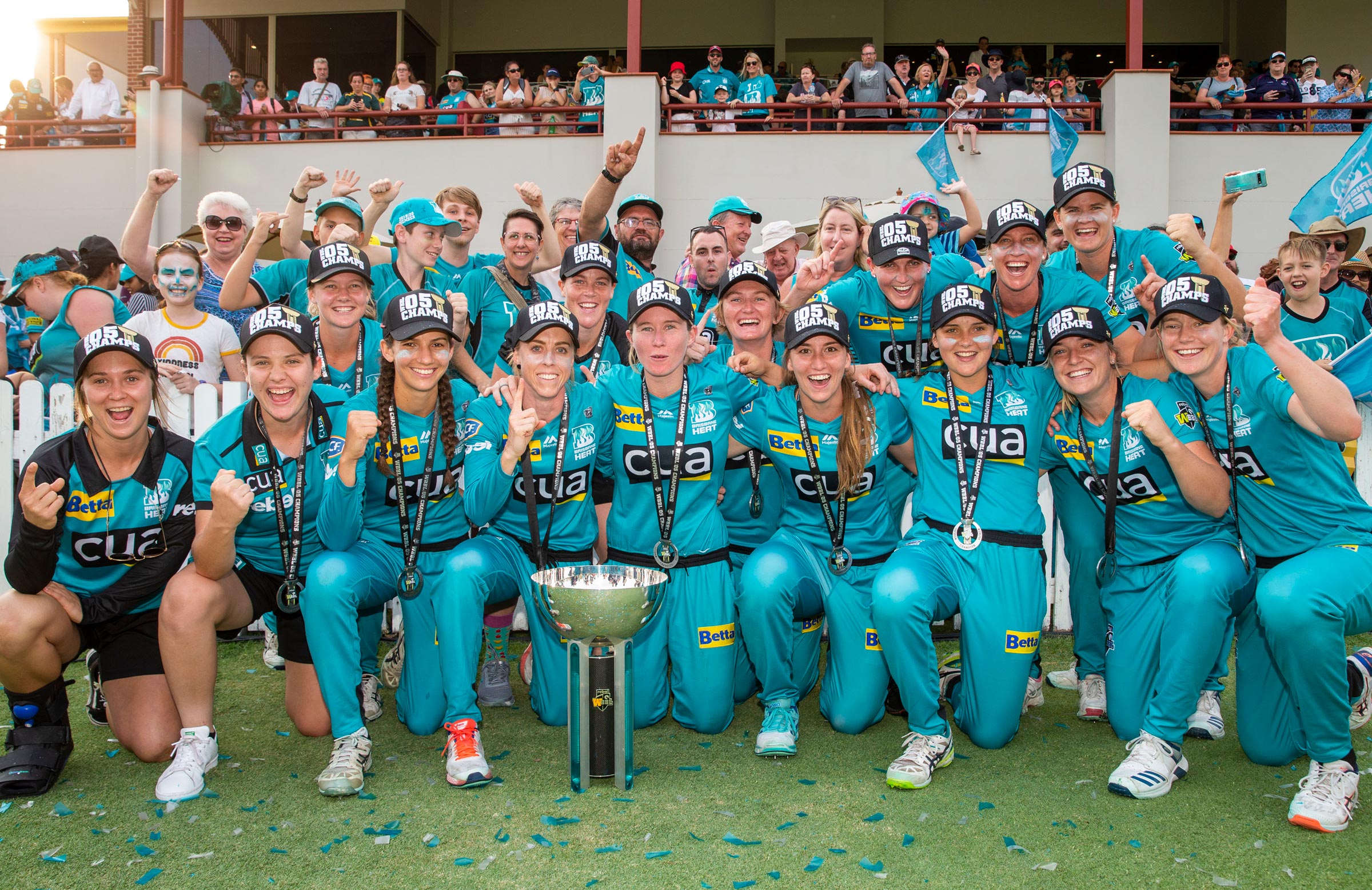Dominant Heat claim back-to-back WBBL titles
