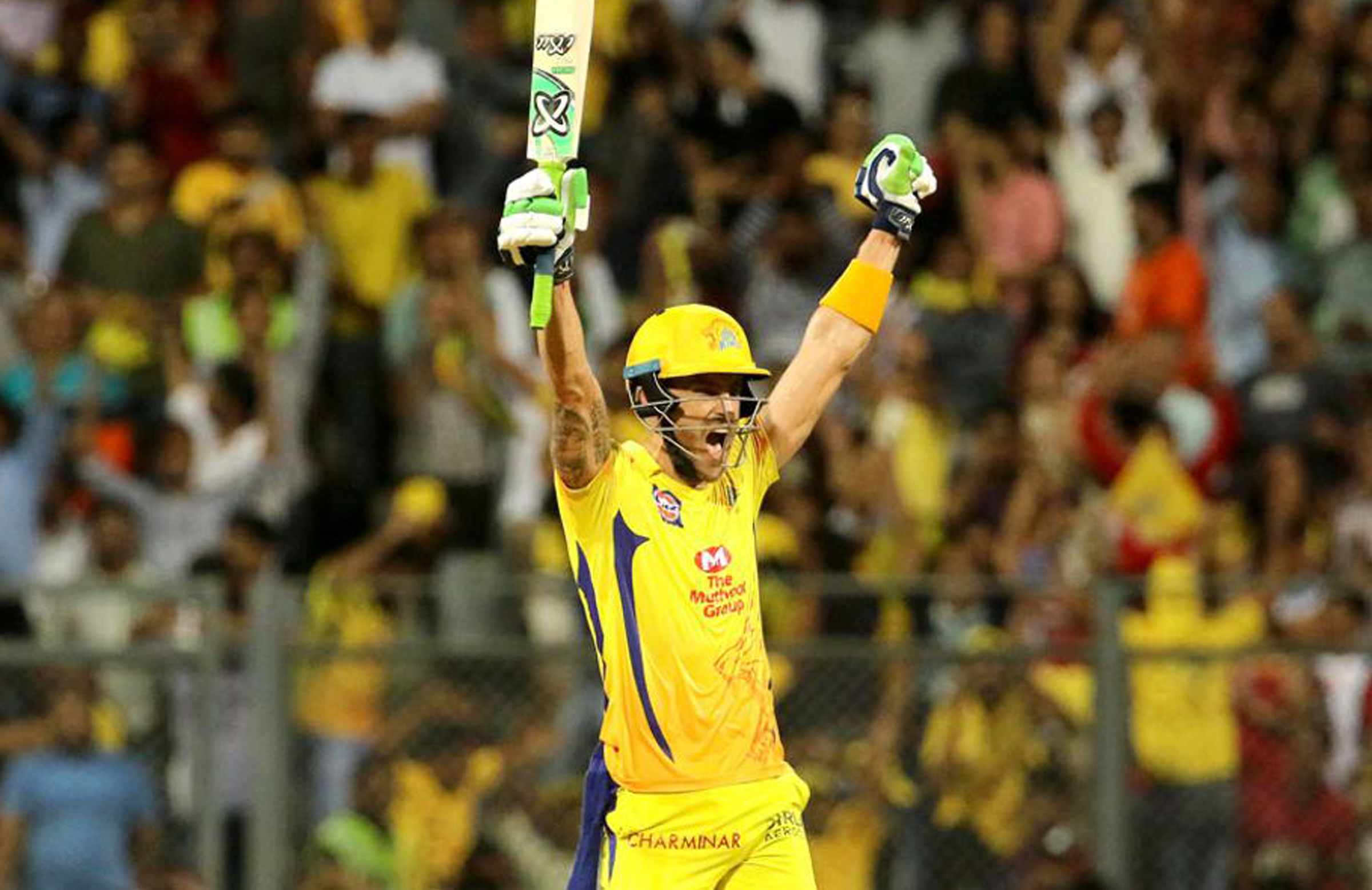 Du Plessis blasts Chennai into final