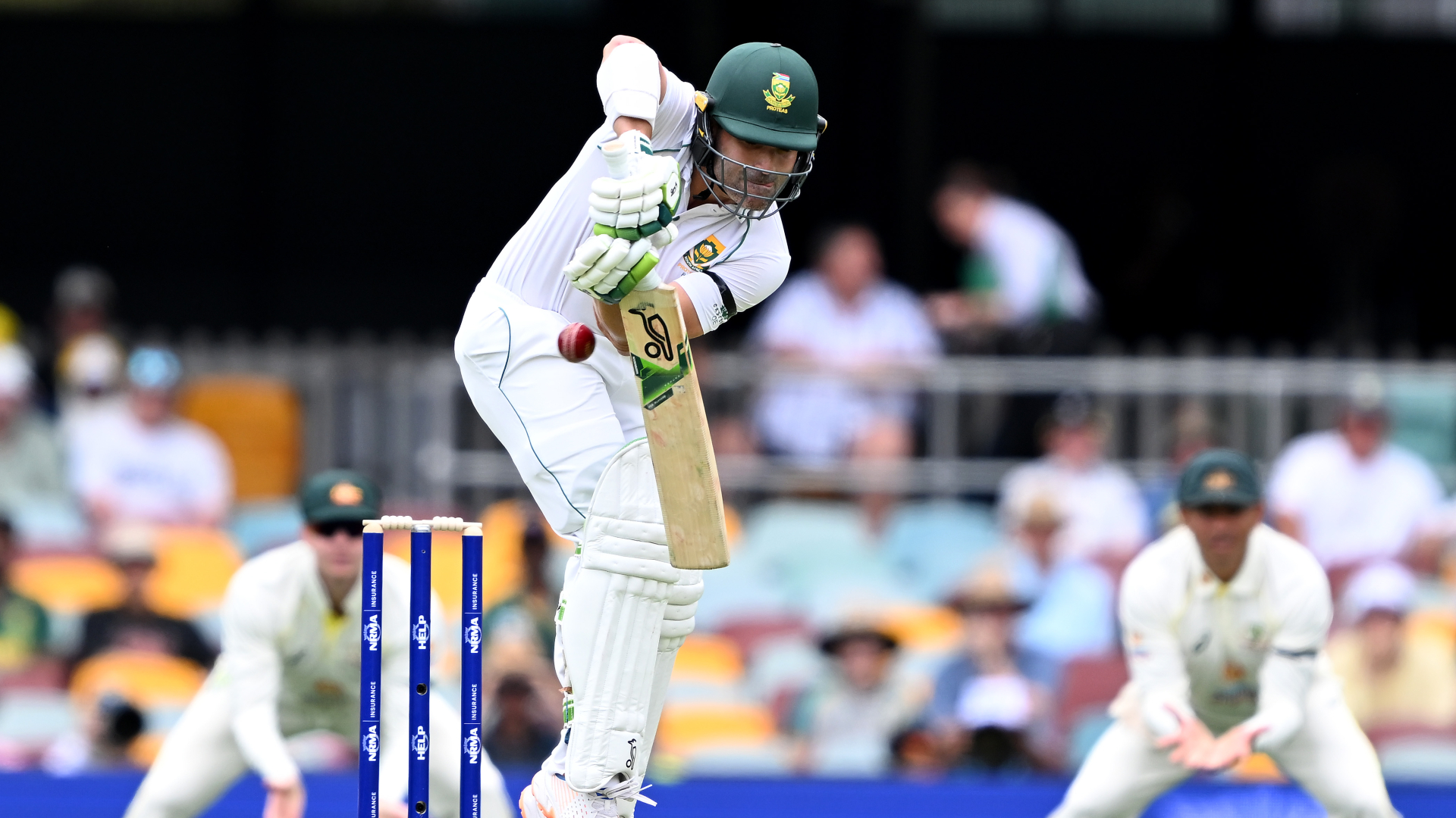Elgar asked umpires about 'potentially unsafe' Gabba surface before Australia sewed up two-day Test victory