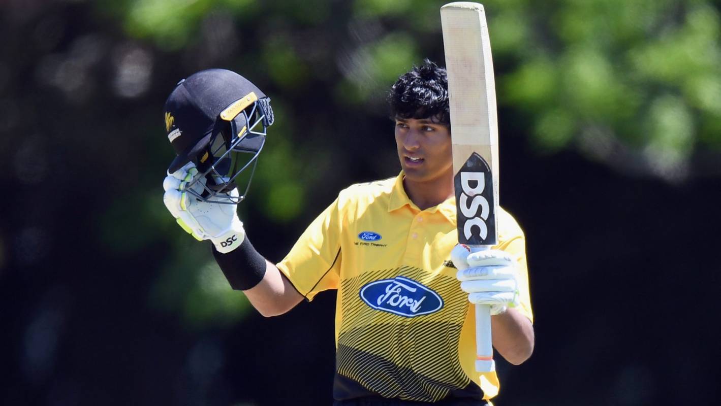 Ford Trophy: Colin Munro's 119 bettered by Rachin Ravindra's 130 in Wellington's win
