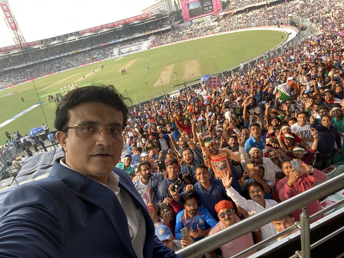 Full house at Eden Gardens a huge step forward for Test cricket in India, feels BCCI president Sourav Ganguly