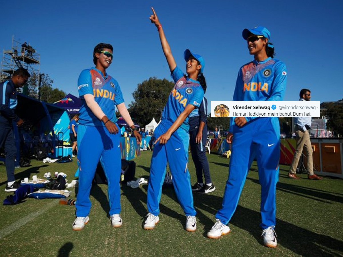 'Hamari ladkiyon mein bahut dum hai': Sehwag lauds Shafali Verma starrer India for stupendous show in WT20 WC