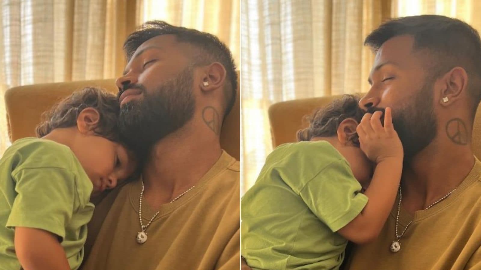 Hardik Pandya Returns Home to Catch-up with Son Agastya, Picture of Fathe & Son Sets Social Media Ablaze