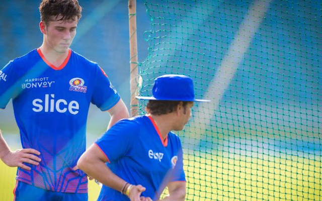 'I was laying on floor of the gym' - Dewald Brevis recalls first meeting with idol Sachin Tendulkar