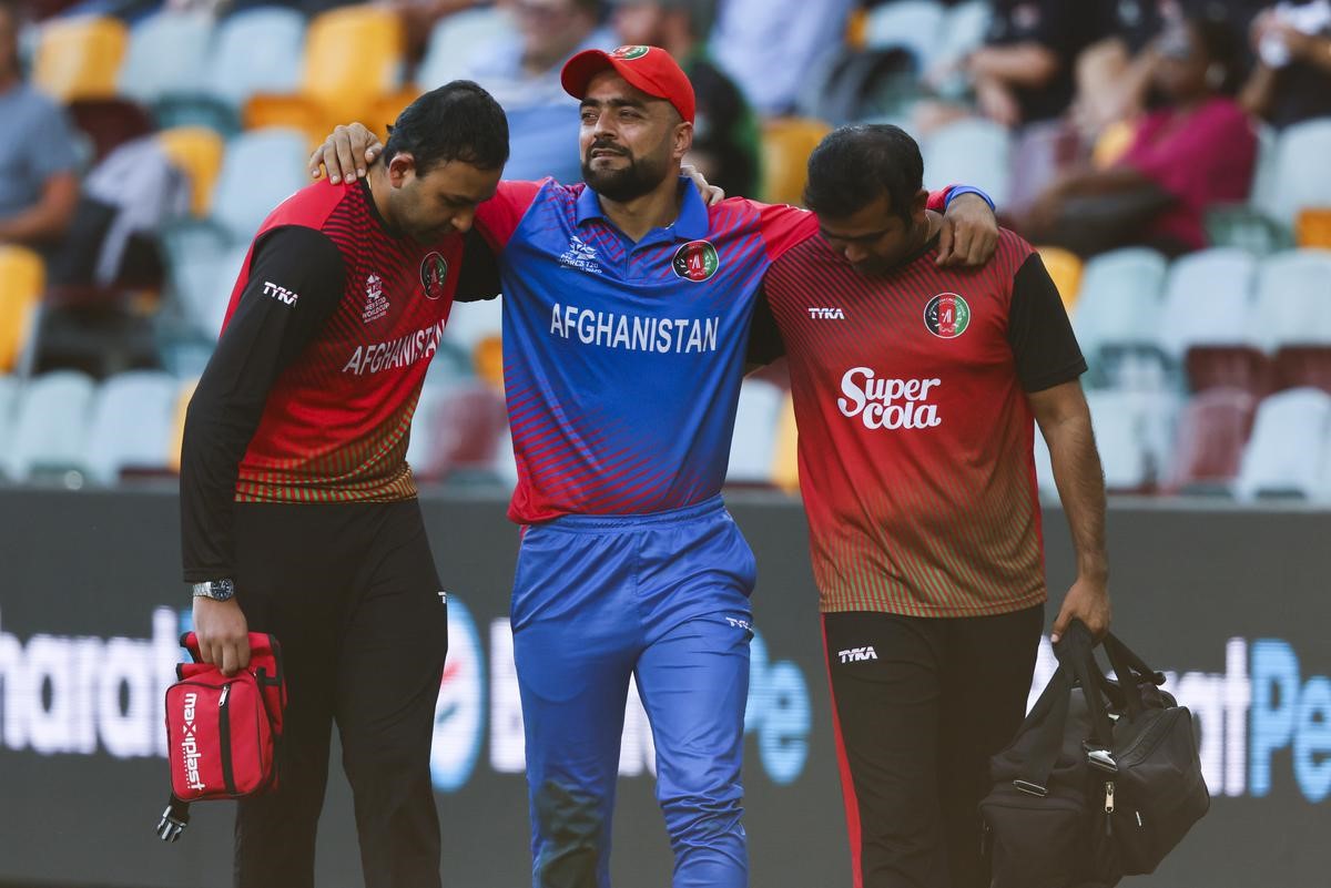 ICC T20 World Cup 2022:Afghanistan Spinner Rashid Khan Expected To Be Fit After Twisting His Left Knee