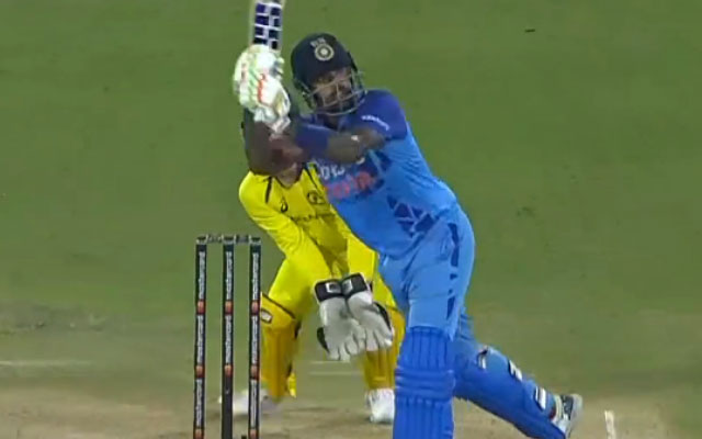 IND vs AUS: Suryakumar Yadav clobbers Adam Zampa for a six to bring up his half-century
