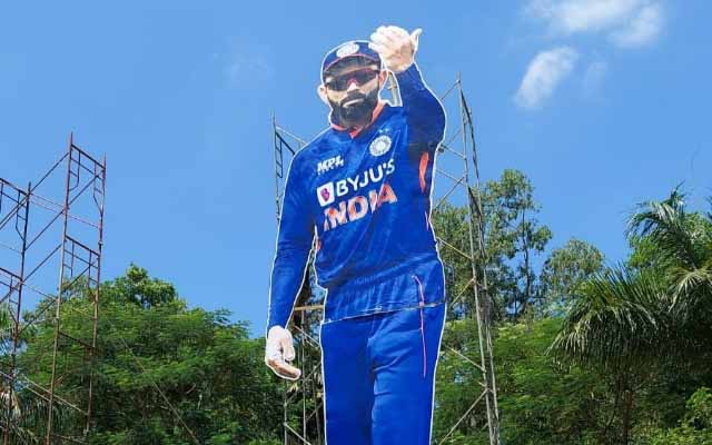 IND vs SA: Kerala fans shower love on Virat Kohli, massive flex of star batter outside of Greenfield Stadium goes viral