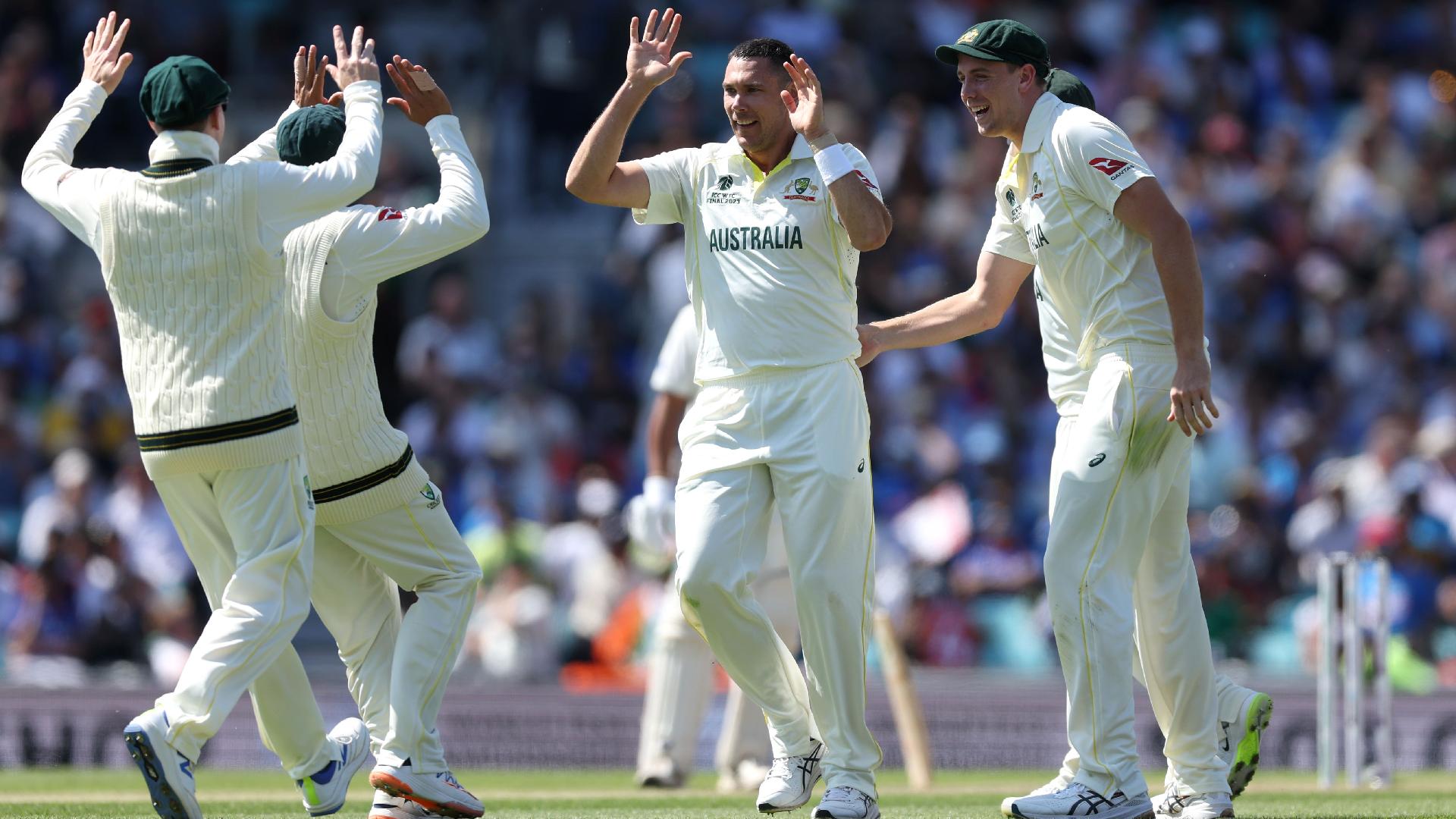 India lose openers cheaply as Australia build on Smith ton in WTC final