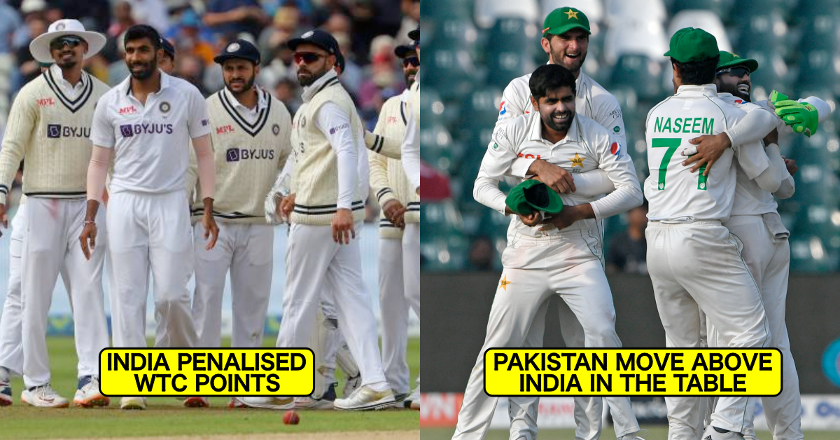India Penalised WTC Points For Slow Over-rate In 5th Test vs England, Drop Below Pakistan In The Table
