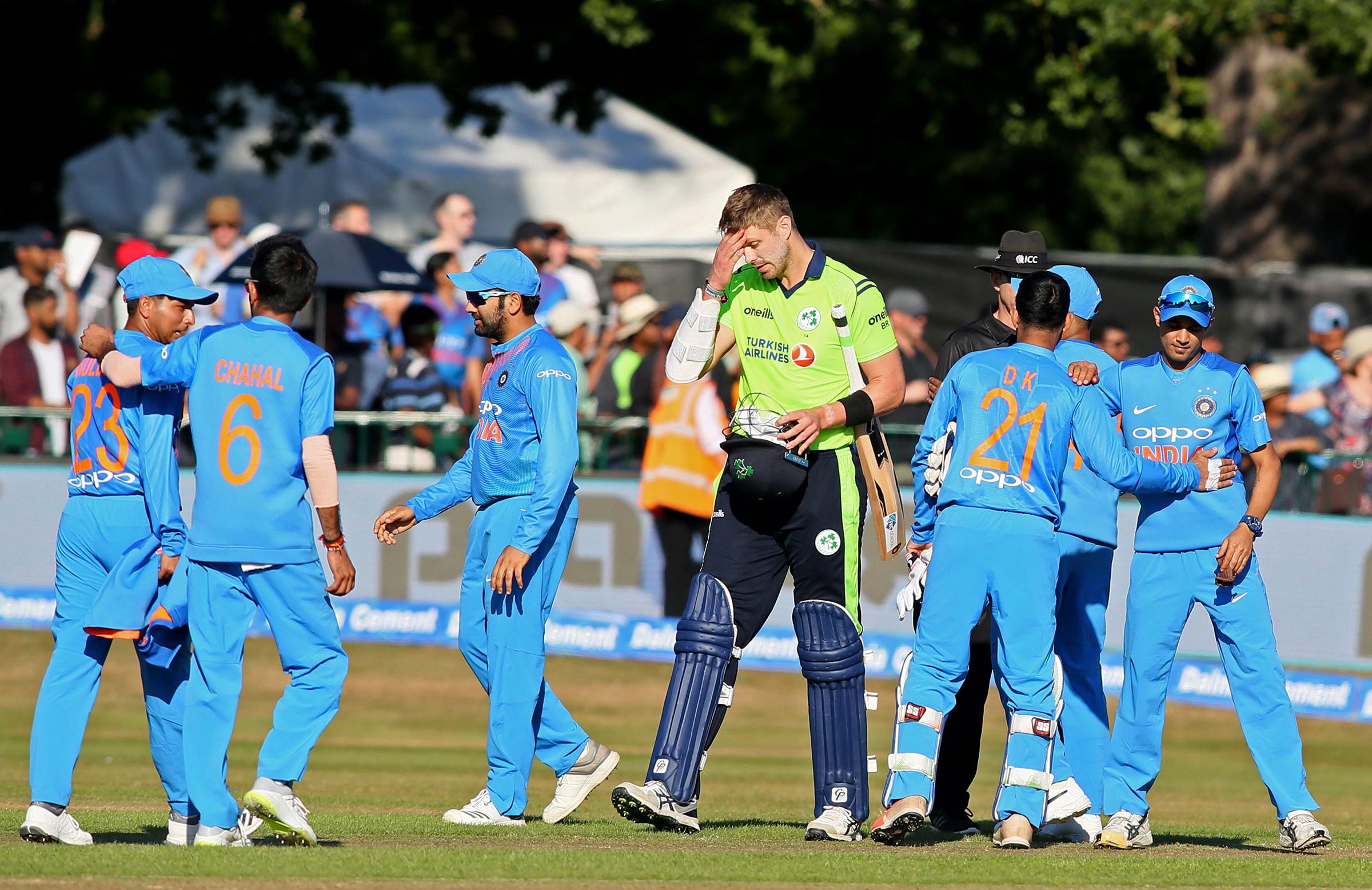 India thrash Ireland to sweep series