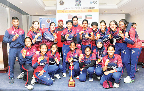 Kuwait National Women's team clinch Triangular Series in Qatar - ARAB TIMES - KUWAIT NEWS