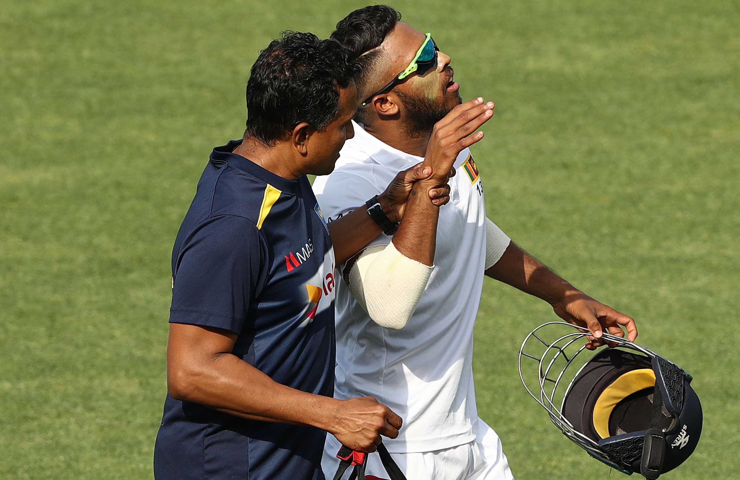 Lankans upbeat as Mendis faces x-rays