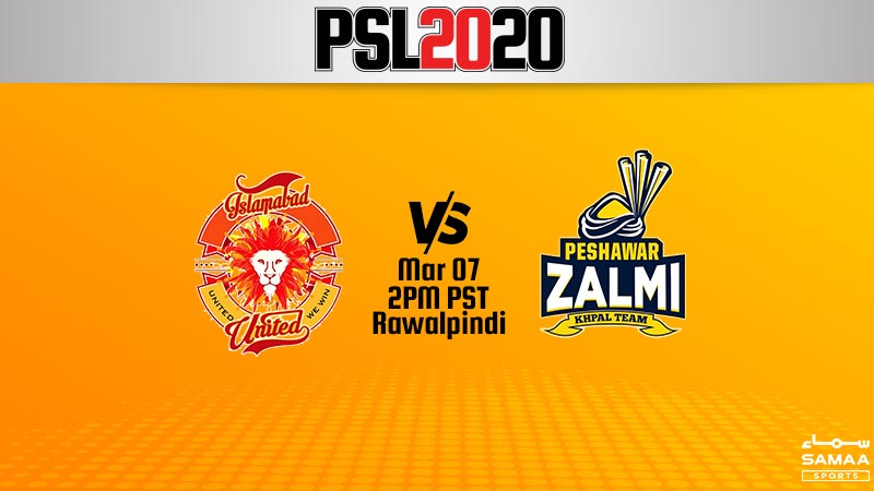 Live Updates - Islamabad United vs Peshawar Zalmi - PSL 5 | SAMAA 