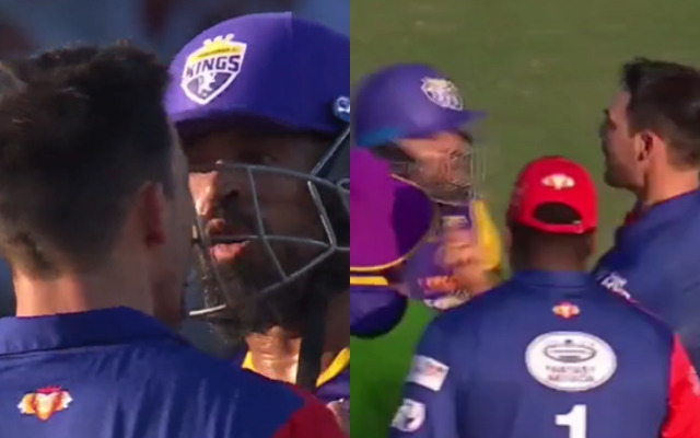 LLC 2022: Mitchell Johnson fined 50% of match fees after brawl with Yusuf Pathan