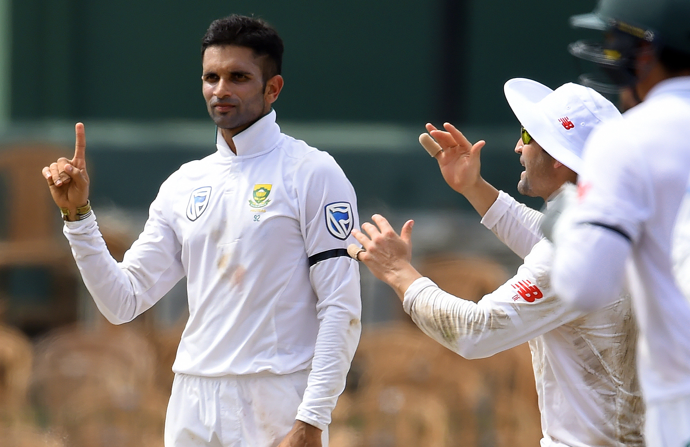 Maharaj takes eight to boost Proteas