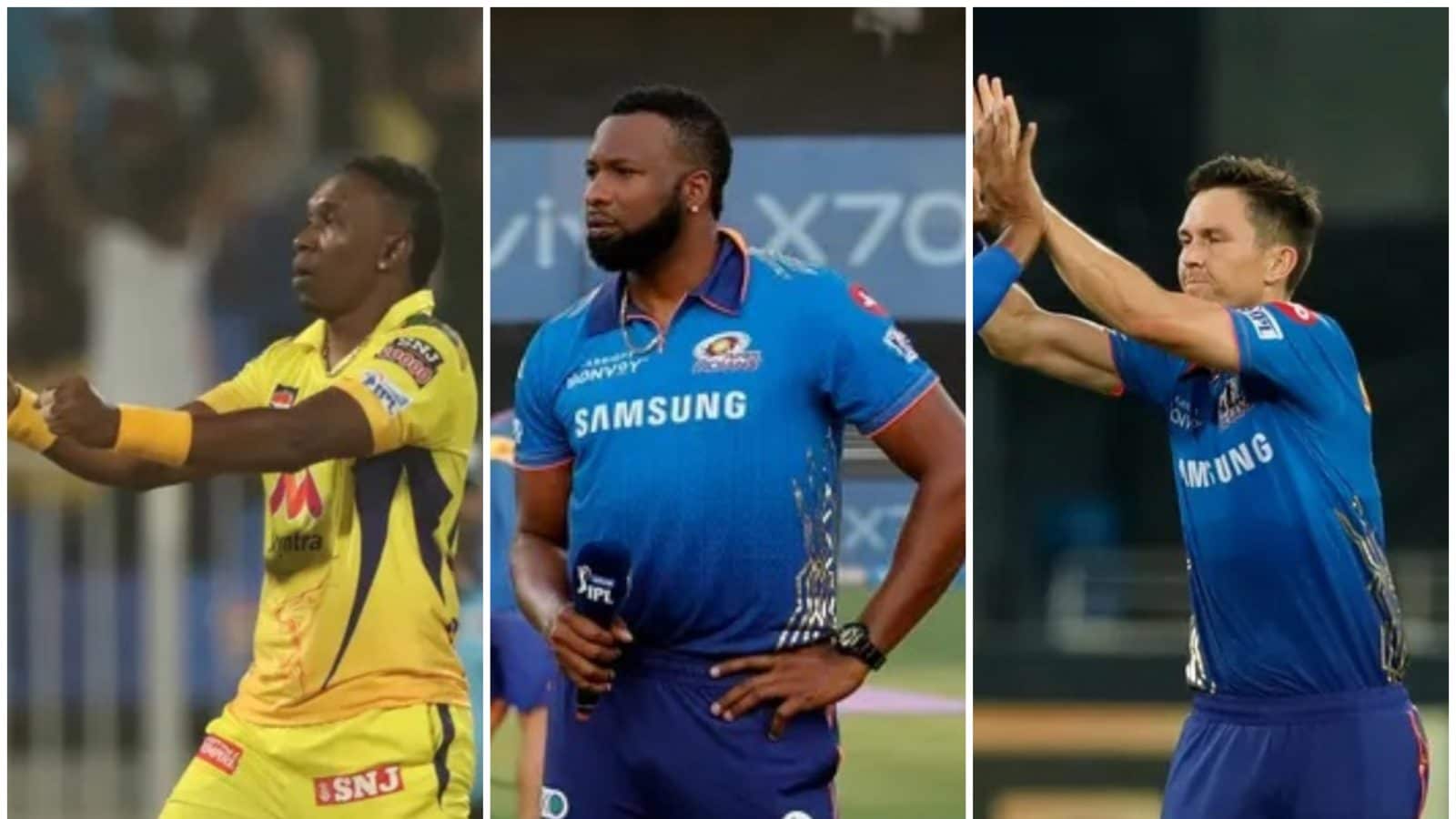 MI Emirates Rope in Kieron Pollard, Dwayne Bravo, Trent Boult, Will Smeed For ILT20
