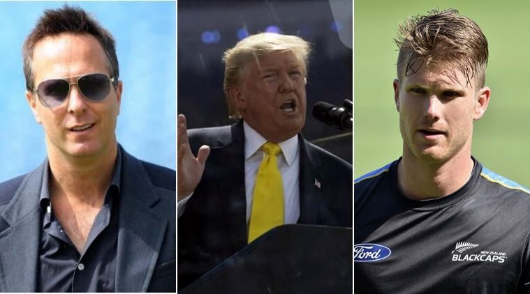 Michael Vaughan to James Neesham, cricketers react to Trump mispronouncing Sachin Tendulkar
