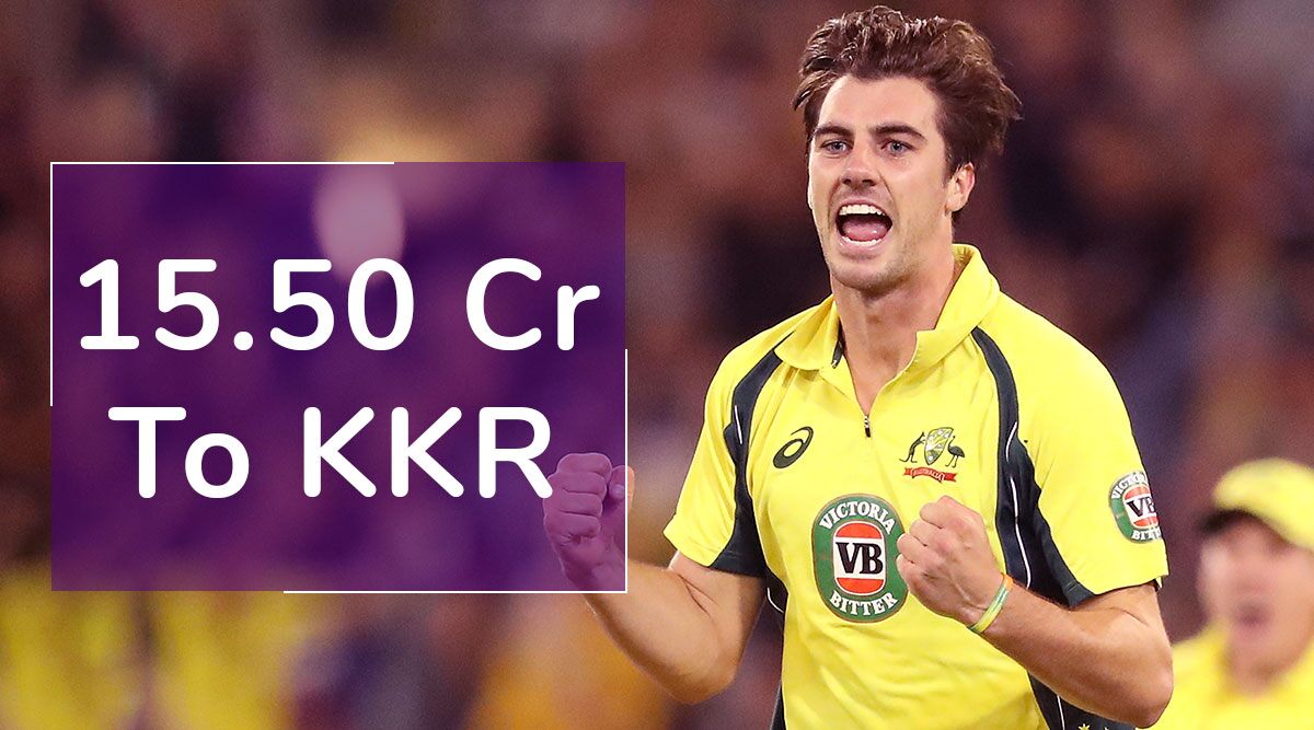 Most Expensive Players in IPL 2020 Auction: Pat Cummins Goes for 15.50 Crore, Full List of Expensive Cricketers Sold So Far | 