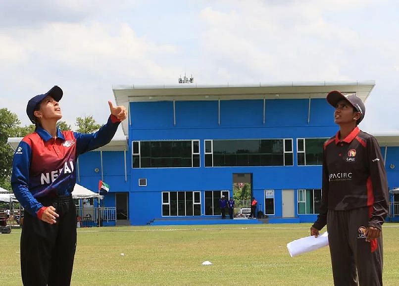 Nepal Cricket team dismissed for just 8 vs UAE in ICC U-19 women's T20 World Cup Qualifier