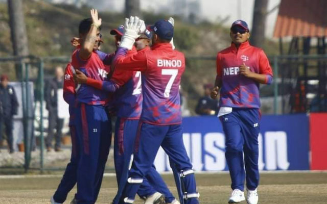 Nepal handed five penalty runs after UAE's Alishan Sharafu applied saliva on the ball