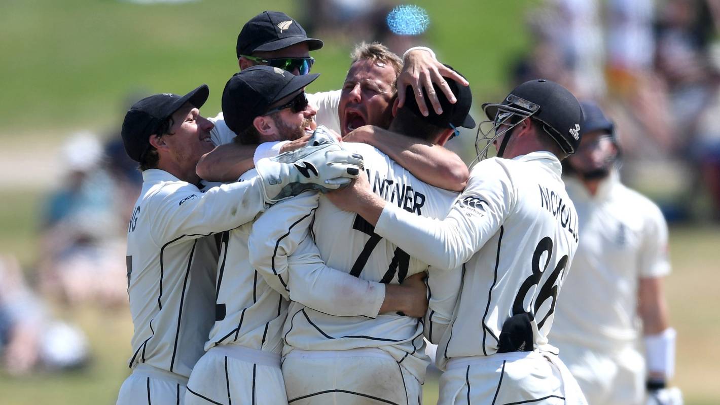 New Zealand v England: Black Caps storm to victory in Bay Oval test