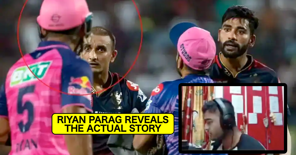 Not A Fight With Harshal Patel ! Riyan Parag Reveals Reason Behind War Of Words During RCB Game
