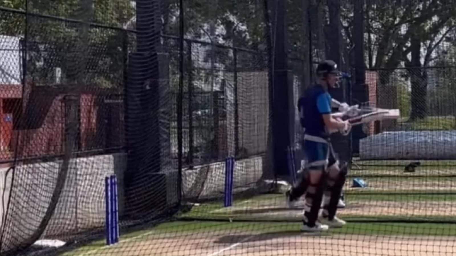Oh Rohit Sharma! Trent Boult Enjoys Batting in Nets as ICC Compares His Shot to Indian Skipper's | WATCH