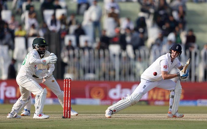 Pak vs Eng: England's Harry Brook smashes six fours in six balls off Saud Shakeel, watch