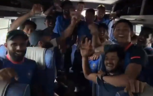 'Pata hain na tum Indian team me select hue?'- RoI teammates celebrate Mukesh Kumar's India call-up in the team bus