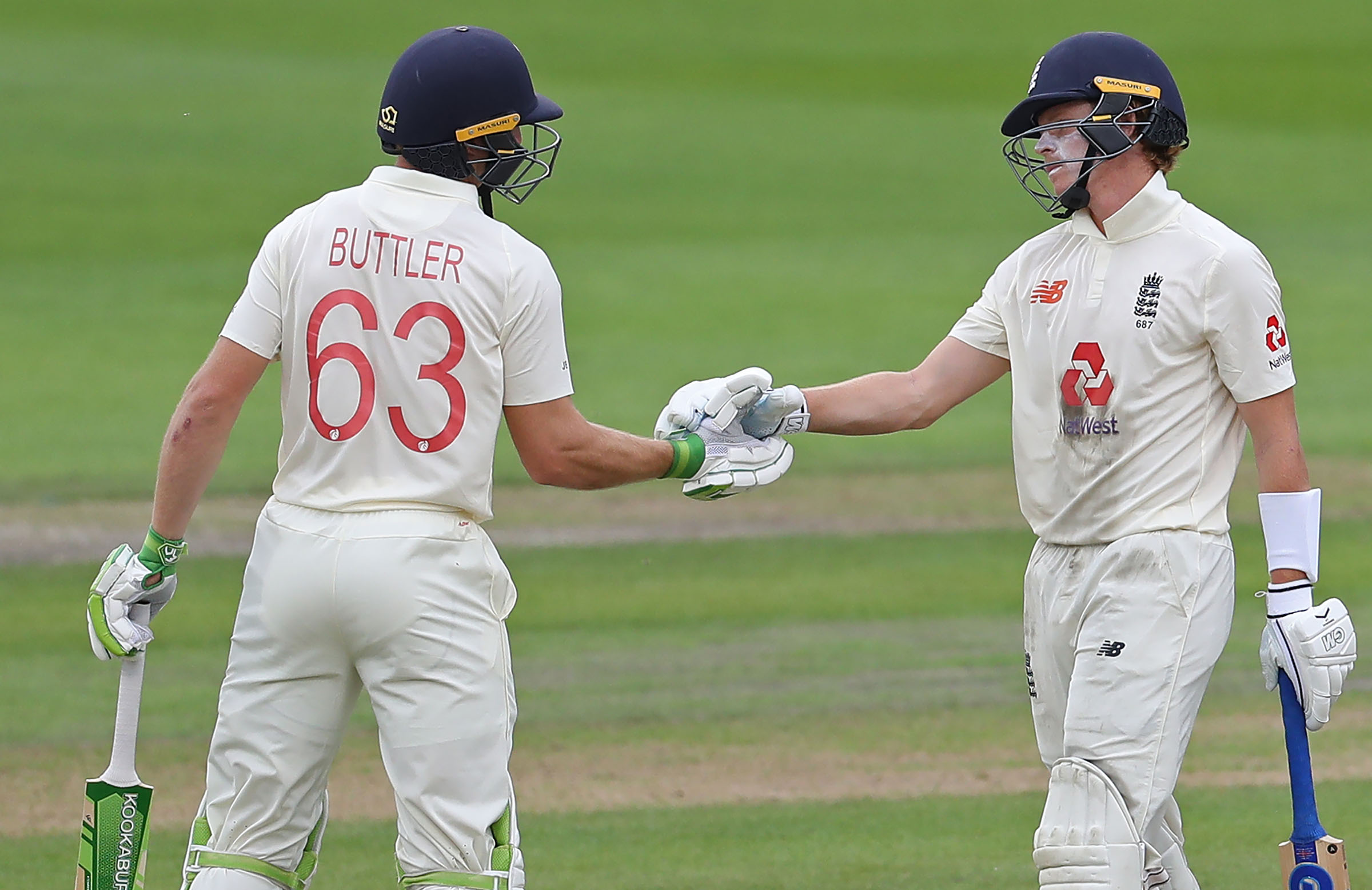 Pope, Buttler lead the way for England on day one