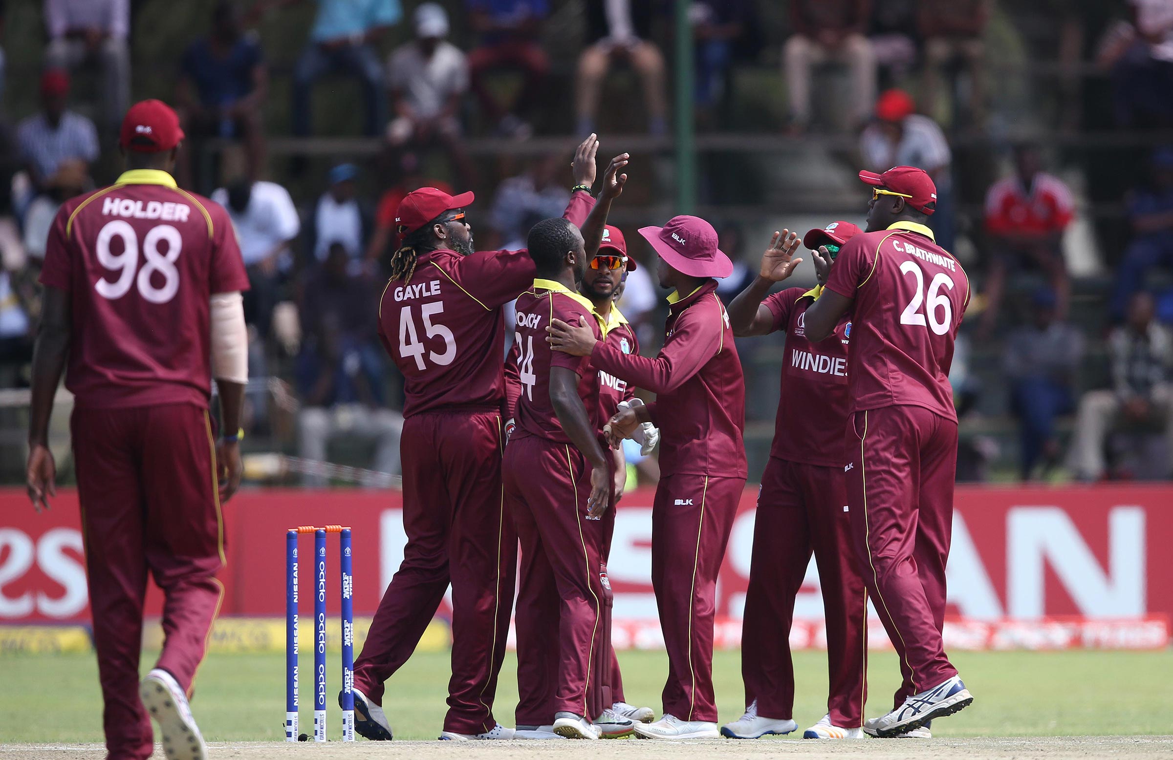 Rain helps send Windies through to World Cup