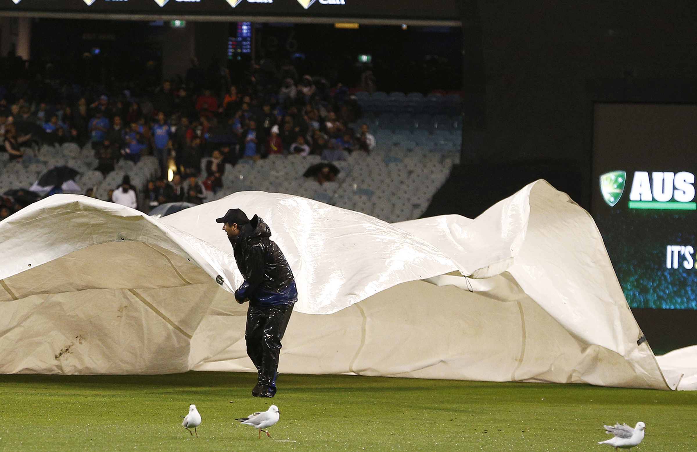 Rain ruins second Australia-India T20