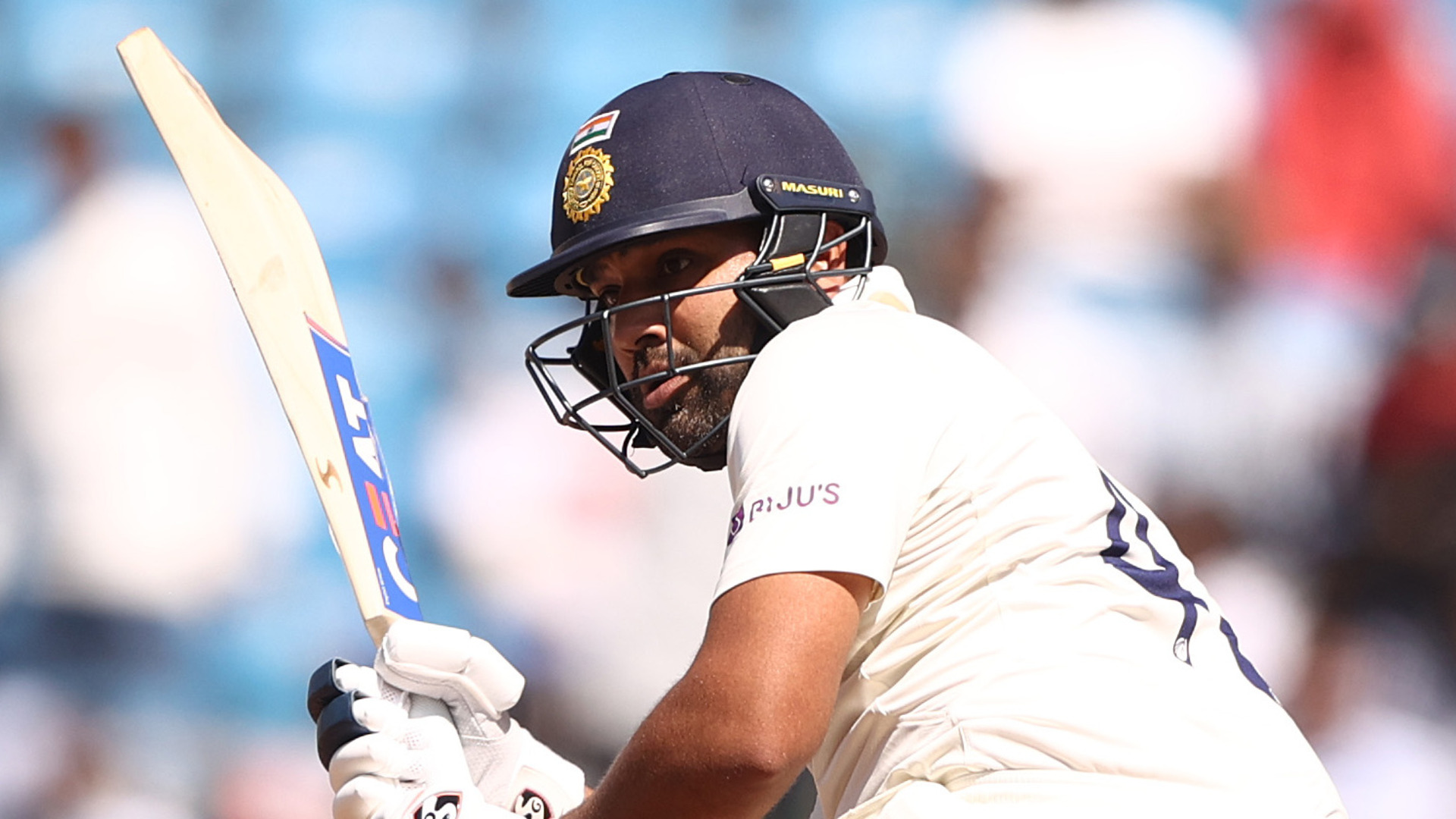 Rohit century joy for India as Jadeja and Axar pile on runs after Murphy burst