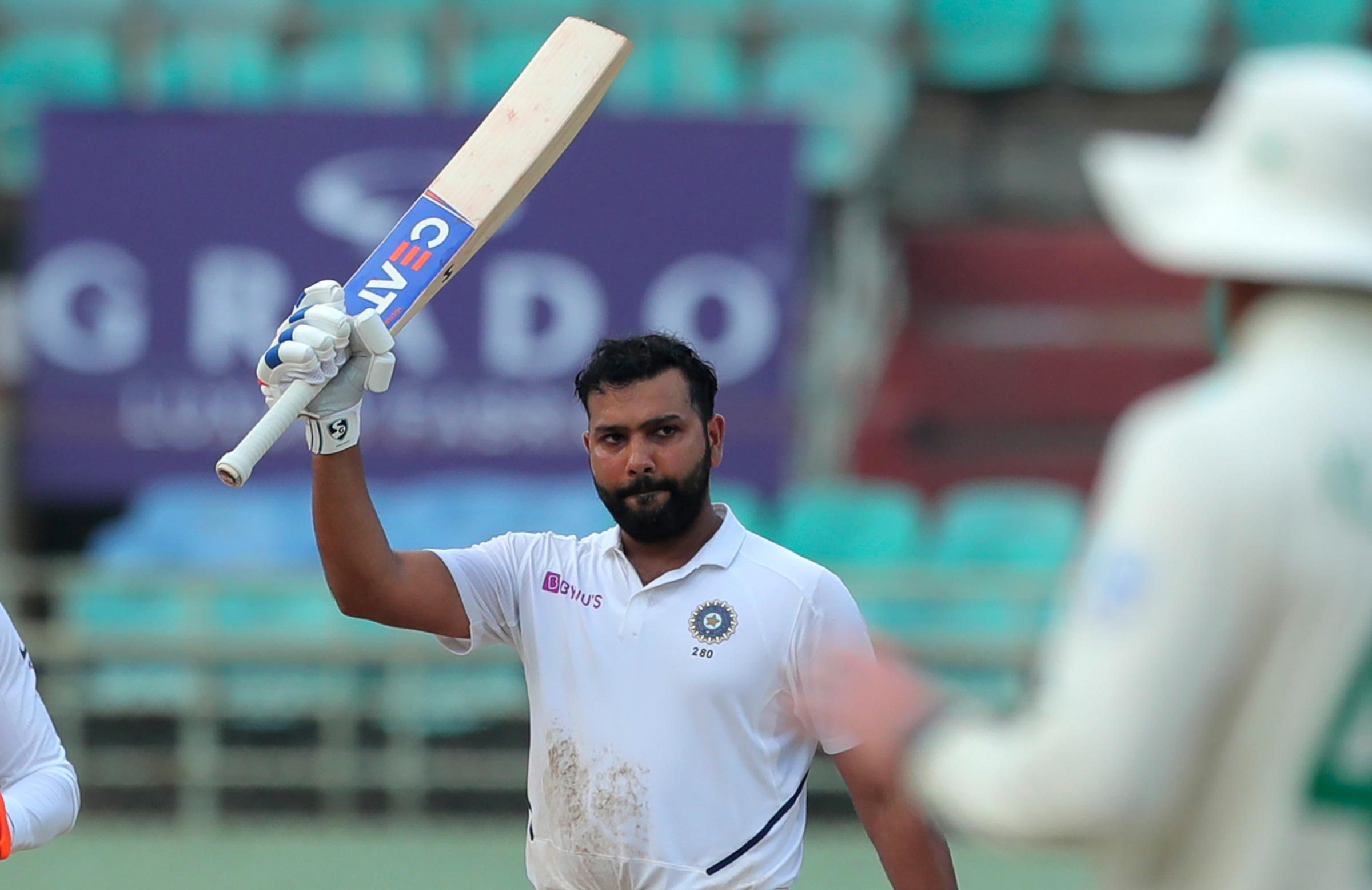 Rohit makes history with twin tons