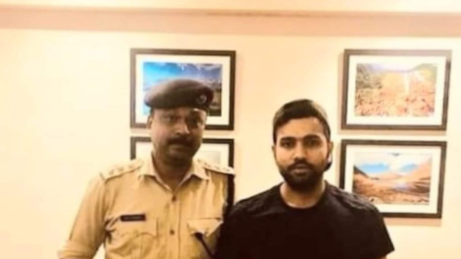 Rohit Sharma's Picture With Assam Police Makes People Think That He is Arrested
