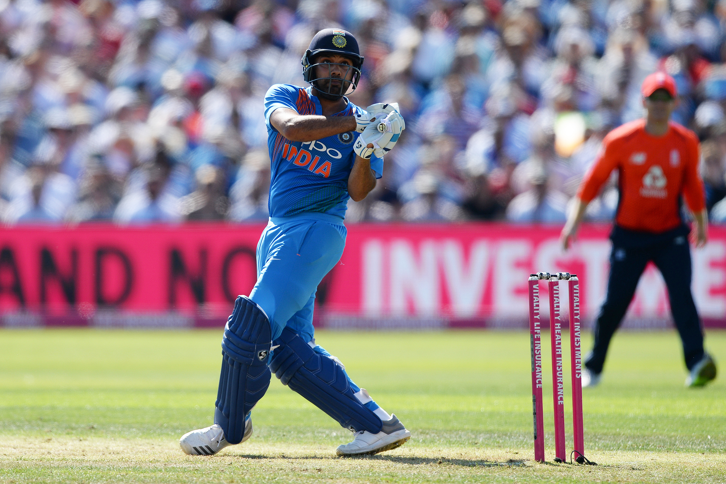 Rohit ton, Pandya power secures win