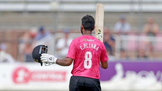Royal London One Day Cup: Cheteshwar Pujara smashes 174 of 131 balls, registers twin centuries - Firstcricket News, Firstpost